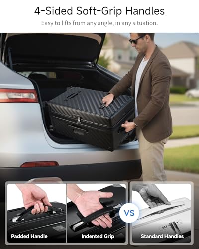 LUGGEX 28 Inch Trunk Luggage with Spinner Wheels, Blue - color: Blue, size: Trunk-Large 28-Inch