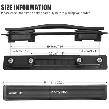 Nuoze 22.9cm(9인치) 교체용 수하물 슈트케이스 핸들 캐리 스트랩 수하물 그립
