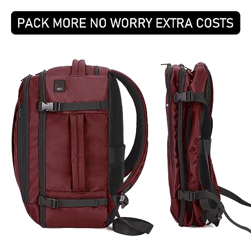 ECOHUB Travel Backpack 18x14x8 Frontier Airlines Personal Item Bag Red - color: Red, size: 18 inch