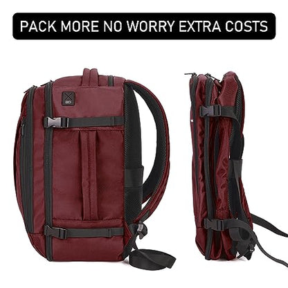 ECOHUB Travel Backpack 18x14x8 Frontier Airlines Personal Item Bag Red - color: Red, size: 18 inch