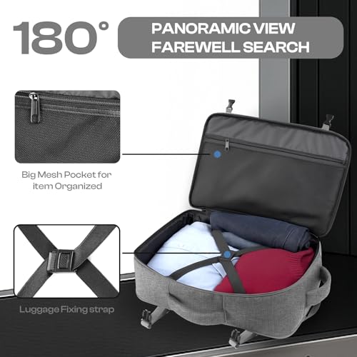Travel Backpack, Large Big Carry on Backpack for Men,TSA Flight Approved - color: Grey, size: XX-Large