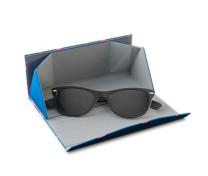 GOGGLESOC Sunnycase Collapsible Sunglasses Case - color: Flamingos Sunnycase