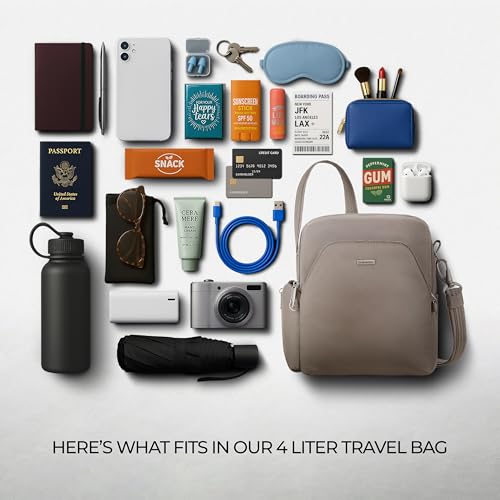 Travelon Anti-Theft Classic Travel Bag - color: Hazelnut