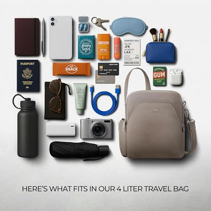 Travelon Anti-Theft Classic Travel Bag - color: Hazelnut