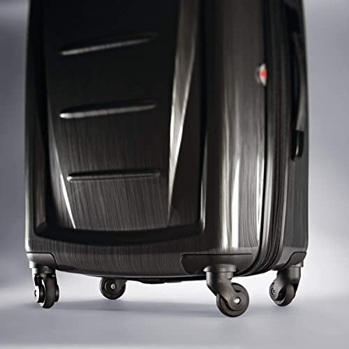 Samsonite Winfield 2 Hardside Luggage with Spinner Wheels, 2-Piece Set (20/24), Charcoal - color: Charcoal, size: 2-Piece Set (Carry-on/Medium)