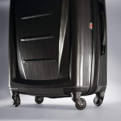 Samsonite Winfield 2 Hardside Luggage with Spinner Wheels, 2-Piece Set (20/24), Charcoal - color: Charcoal, size: 2-Piece Set (Carry-on/Medium)