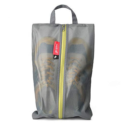 pack all Shoe Bag for Travel, Water-Resistant Shoe Pouch for Sports - color: Grey, style: 1 Pack