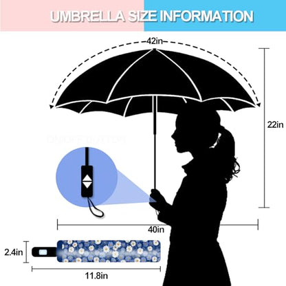 Small Travel Folding Umbrella for Girl - color: TZ