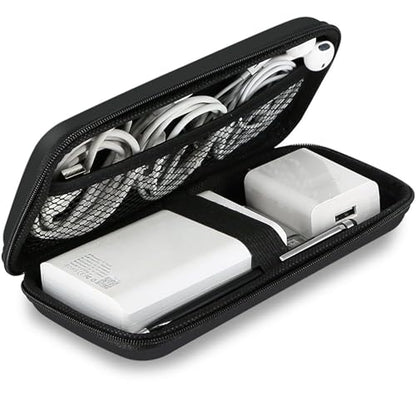 iMangoo Travel Essential Electronics Organizer Charger Case Carrying Pouch - color: Black, size: Small