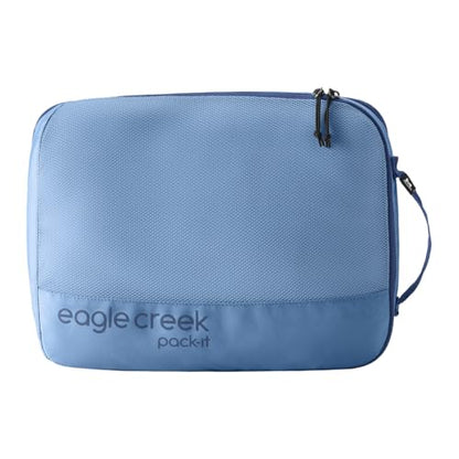 Eagle Creek Pack-It Reveal Expansion Cube - Adjustable Storage Expansion Cube for Travel - Durable Compression Zipper - Water-Resistant - Sustainable - Medium - Blue Dawn - color: Blue Dawn