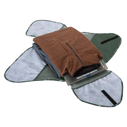 Eagle Creek Pack-It Original Garment Folder - Travel Garment Bag with Wrinkle-Free Folding Board and Compression Wings to Maximize Luggage Space, Roots and Shoots: Duck Green - X-Large