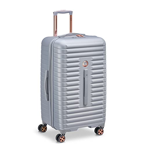 DELSEY PARIS Cruise 3.0, 26 Inch Checked Trunk Luggage, Platinum - color: Platinum, size: Checked 26 Inch Trunk