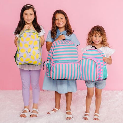 Wildkin 12 Inch Toddler Backpack for Kids, Pink Stripes - color: Pink Stripes