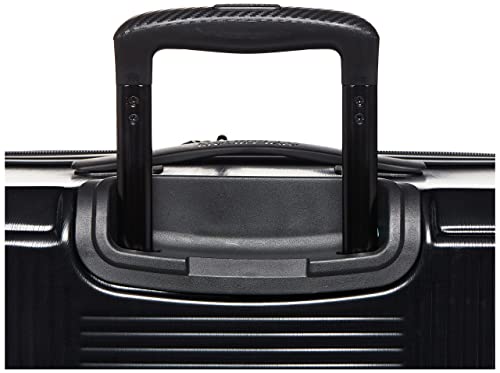 American Tourister Stratum XLT Expandable Hardside Luggage with Spinner Wheels, Jet Black, Checked-Large 28-Inch - color: Jet Black, size: Checked-Large 28-Inch