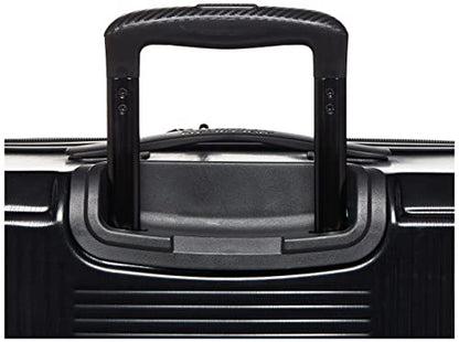American Tourister Stratum XLT Expandable Hardside Luggage with Spinner Wheels, Jet Black, Checked-Large 28-Inch - color: Jet Black, size: Checked-Large 28-Inch