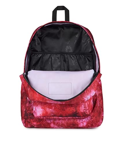JanSport SuperBreak Plus Backpack - color: Afflicted Dyed Red