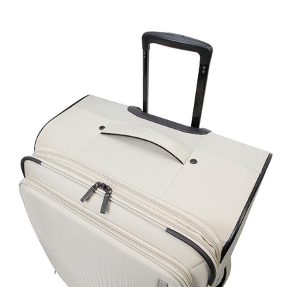 Sharper Image Odyssey 29" Expandable 8-Wheel Spinner Large Checked Luggage Suitcase, Abbey Stone - color: Abbey Stone, size: Large Checked