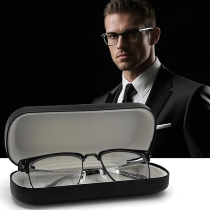 Eyeglasses Cases for Glasses, Clip-on, Sunglasses, Reading Glasses - color: Black-2