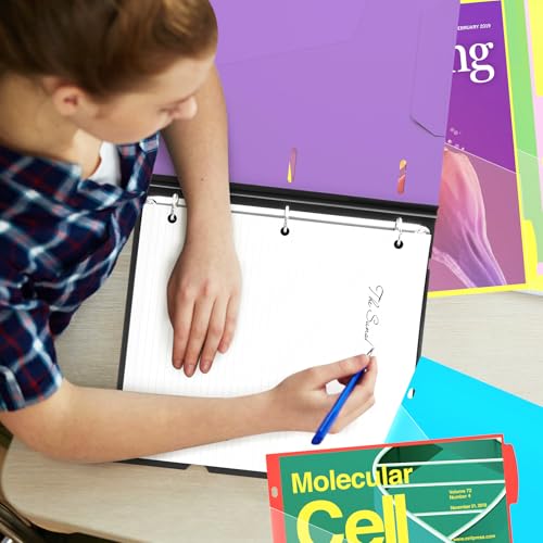 WOT I Telescoping Project Organizer, 1 Inch 3 Ring Binder, Purple - color: Purple, size: 1 Pack