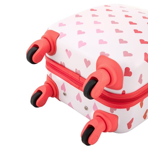 Travelers Club 5 Piece Kids' Luggage Set, Hearts - color: Hearts