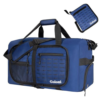 65L Foldable Duffle Bag for Travel, Large Durable Travel Duffel Bag - color: Blue, size: 65L