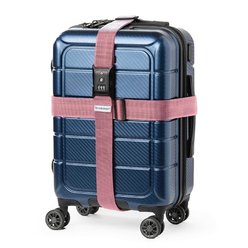 Brookstone Luggage Strap 2-in-1 TSA-Approved Expandable Strap - color: Lilac Ice, size: One Size