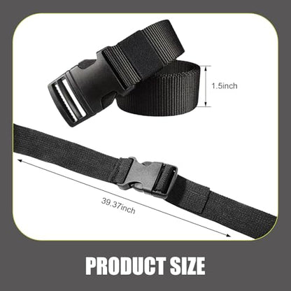 MLY 2PCS Adjustable Luggage Straps, Battery Box Strap Hold Down, 39 Inch Quick Release Buckle Straps, Multi-Functional Nylon Tie Down, Universal for Suitcase, Backpack & Outdoor, Secures Battery Box