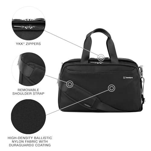 Travelpro Versapack+ Underseat Travel Tote Bag, Black - color: Black