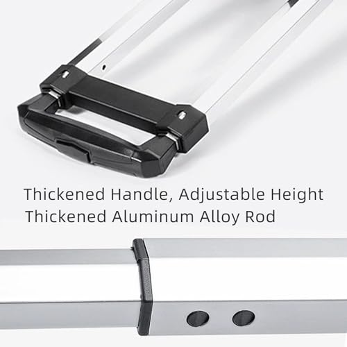 Backpack Trolley, Rolling Cart with Large Solid Tank Wheels, Luggage Cart - size: Large Tank Wheels without Edge-Guard Base