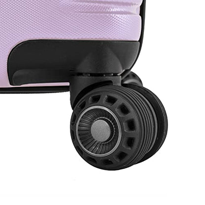 Traveler's Choice Archer Polycarbonate Hardside Spinner Luggage Set, Tie Down Straps, Light Purple, 2-Piece - color: Light Purple, size: 2-Piece Set