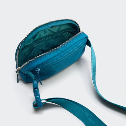 Pander Unisex Belt Bag Fanny Pack for Women with Adjustable Strap, Small Waist Pouch for Workout Running Traveling Hiking - color: Ocean Blue