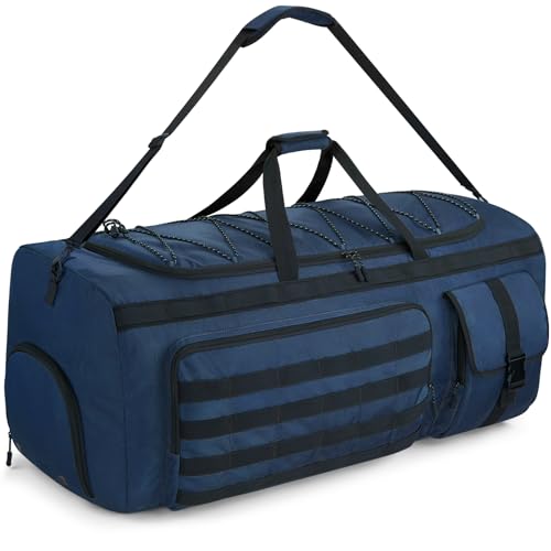 Gonex 130L Extra Large Duffel Bag, Convertible Travel Duffle - color: Dark Blue, size: 130L