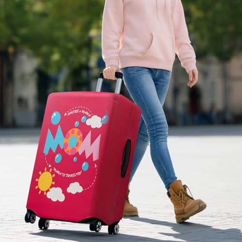 4 Pieces Luggage Covers For Suitcase Tsa Approved, 20" 24" 28" 32'' Elastic Suitcase Cover Protector, Anti-Scratch Travel Suitcase Cover Fits 19-32 Inch Luggage (Four-person Family, S/M/L/XL) - color: Four-person Family-20/24/28/32 inches