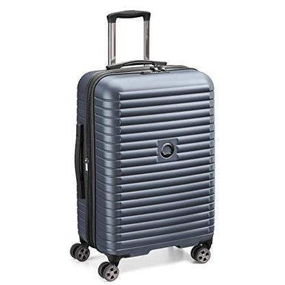 DELSEY PARIS Cruise 3.0, 24 Inch Checked-Medium Luggage, Graphite - color: Graphite, size: Checked-Medium 24 Inch