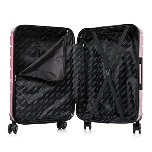 InUSA TREND 20-Inch Carry-On Hardside Spinner Luggage Lightweight Rose Gold - color: Rose Gold, size: 20 Inch