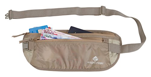Eagle Creek Undercover Hidden Pocket - Travel Money Belt for Men and Women, Khaki - color: Khaki