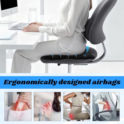 Travel Cushion Airplane Seat,Inflatable Air Seat Cushion for Long Flight