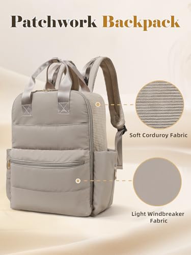 MOMINSIDE Diaper Bag Backpack Large Baby Diaper Bag With 15 Pockets,Patchwork Baby Travel Bag Organizer for Mom,4 Insulated Pockets,Changing Pad,Brown - color: Brown
