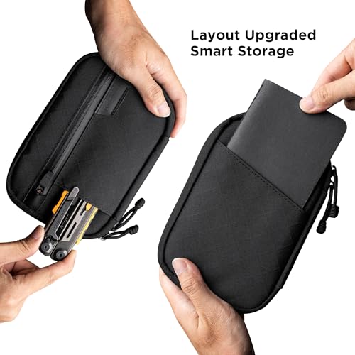 ALPAKA Admin Pouch Pro EDC Organizer Tool Pouch Black Axogrid 300D - color: Black Max-Axogrid 300D