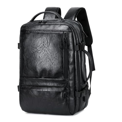 Carry On Backpack, 40L Expandable Travel Backpack, Black - color: Black