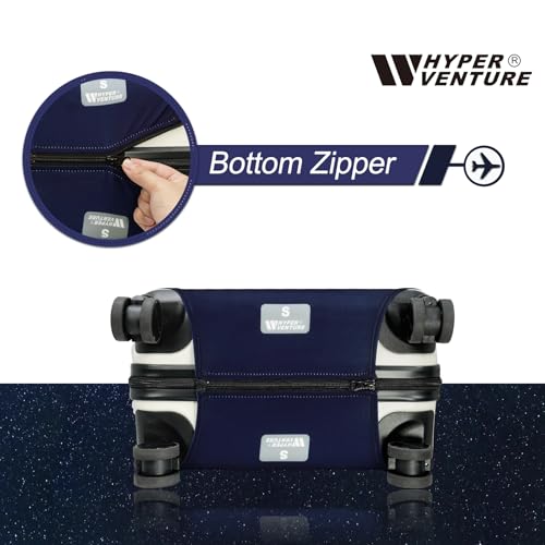 HYPER VENTURE Travel Luggage Cover Suitcase Protector Fits 31-32 Inch, XL - color: Nightscape, size: XL