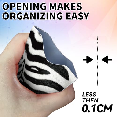 peacoblue 20PCS Leopard and Zebra Fur RFID Sleeves for Credit Cards - style: Leopard and Zebra Fur