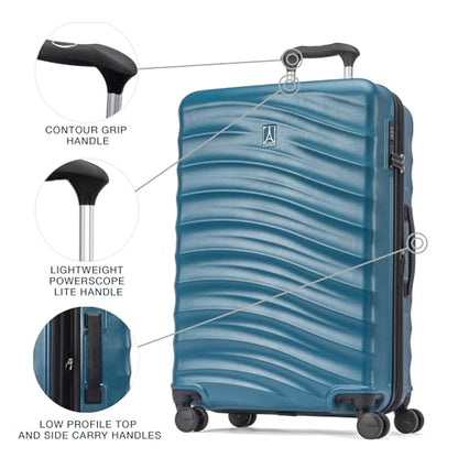 Travelpro Maxlite Air V2 Hardside Expandable Checked, Teal, 25-Inch - color: Teal, size: Checked Medium 25-Inch