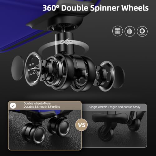 SHOWKOO Luggage Sets 3 Piece Softside Expandable Durable Suitcase Sets - color: Royal Blue