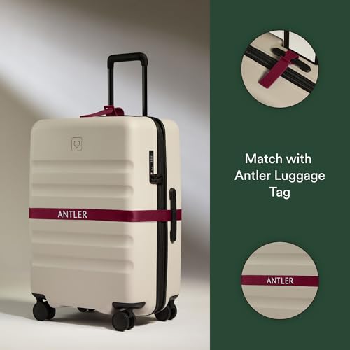 Antler Adjustable Hardside Luggage Strap, Heather Purple, 67x1.4 - color: Heather Purple