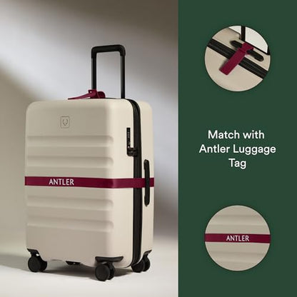 Antler Adjustable Hardside Luggage Strap, Heather Purple, 67x1.4 - color: Heather Purple