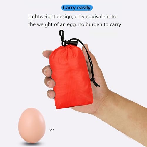 levayhill 16L Foldable Hiking Backpack,Small Packable Daypack,Red - color: Red
