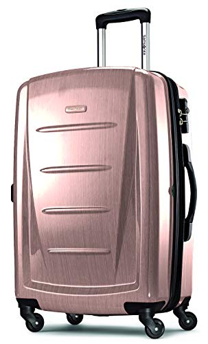 Samsonite Winfield 2 Hardside Expandable Luggage with Spinner Wheels, Artic Pink, Checked-Large 28-Inch - color: Artic Pink, size: Checked-Large Spinner