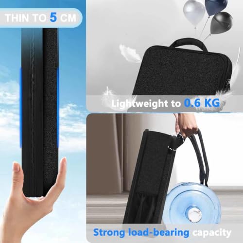ZINZ Slim & Expandable Laptop Backpack 17 inch, Black - color: B04k01