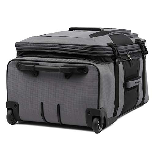 Travelpro Bold Softside Checked Rollaboard, Grey/Black, 28-Inch - color: Grey/Black, size: Checked-Large 28-Inch